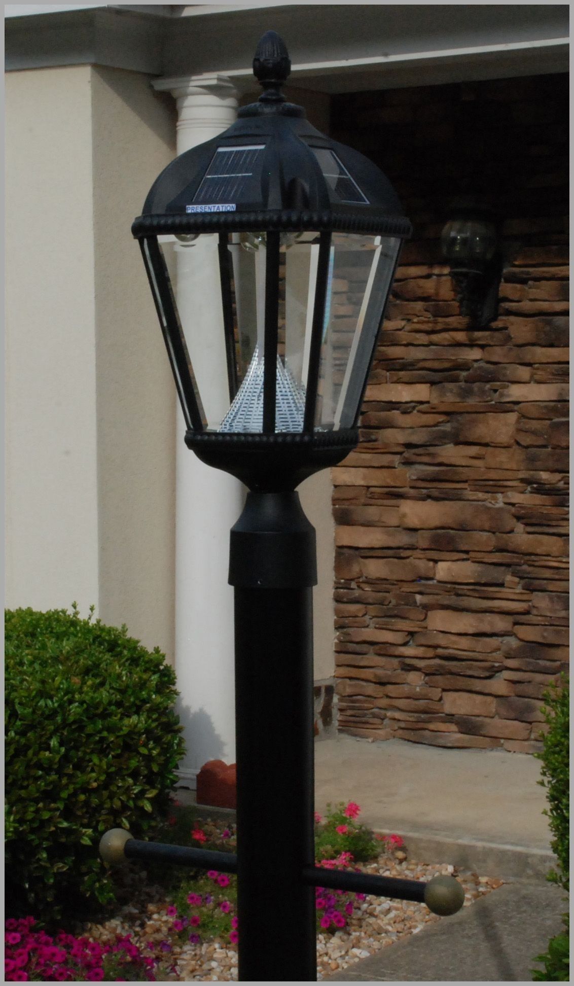 Lighting : Driveway Street Lamps Home Depot Gas Solar Lamp Post With Solar Driveway Lights At Home Depot (Photo 14 of 15)