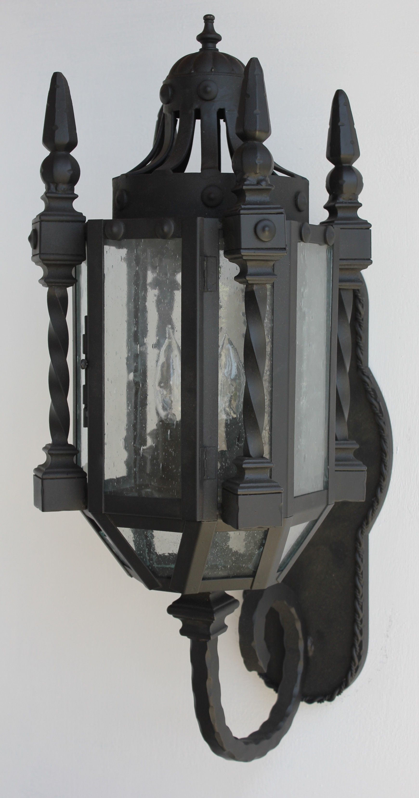 Lights Of Tuscany 7046 3 Wrought Iron Gothic/medieval Wall Lanter For Gothic Outdoor Wall Lighting (Photo 13 of 15)
