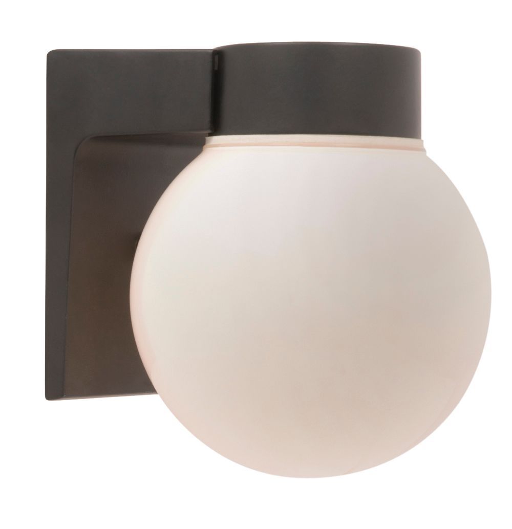 Lights Outside Bari Black External Wall Light | Departments | Diy At In Outdoor Wall Lighting At B&amp;q (View 7 of 15)