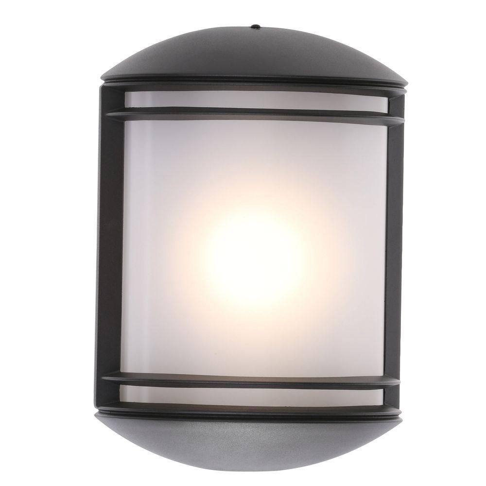 Lithonia Lighting Bronze Outdoor Integrated Led Wall Mount Sconce Regarding Outdoor Wall Mounted Decorative Lighting (View 3 of 15)