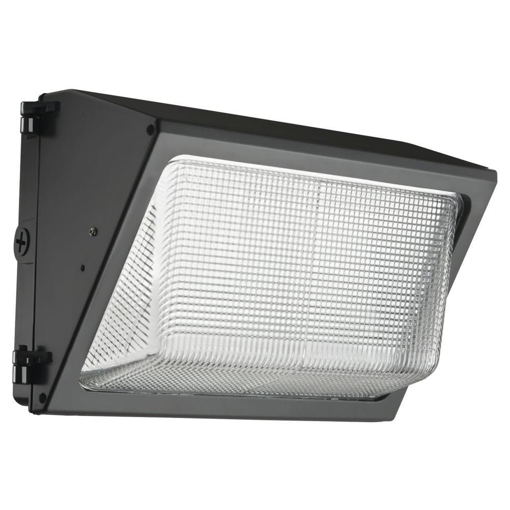Lithonia Lighting Led Small Bronze Wall Pack With Glass Lens Twr1 With Outdoor Wall Mounted Led Lighting (View 11 of 15)