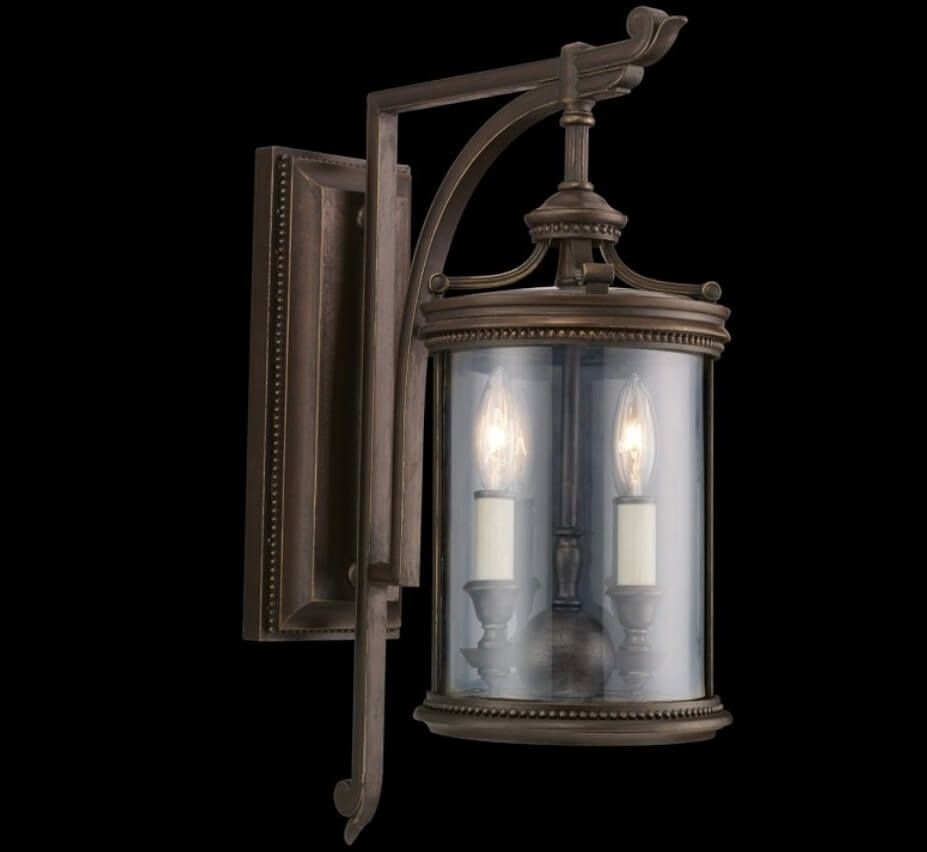Louvre 22″ H Transitional Outdoor Wall Light | Grand Light In Transitional Outdoor Wall Lighting (View 14 of 15)