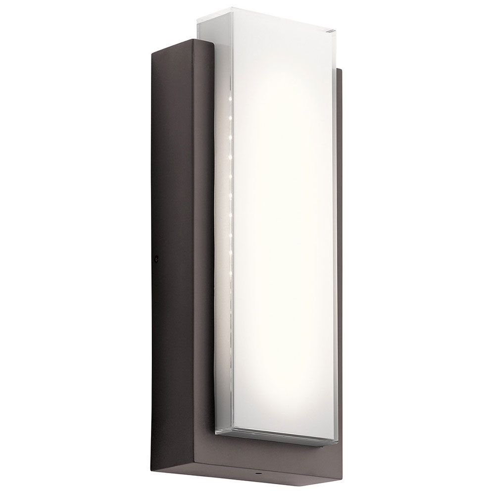 Low Profile Led Wall Sconce | Contemporary Outdoor Lighting, Outdoor Within Contemporary Outdoor Lighting Fixtures (Photo 4 of 15)
