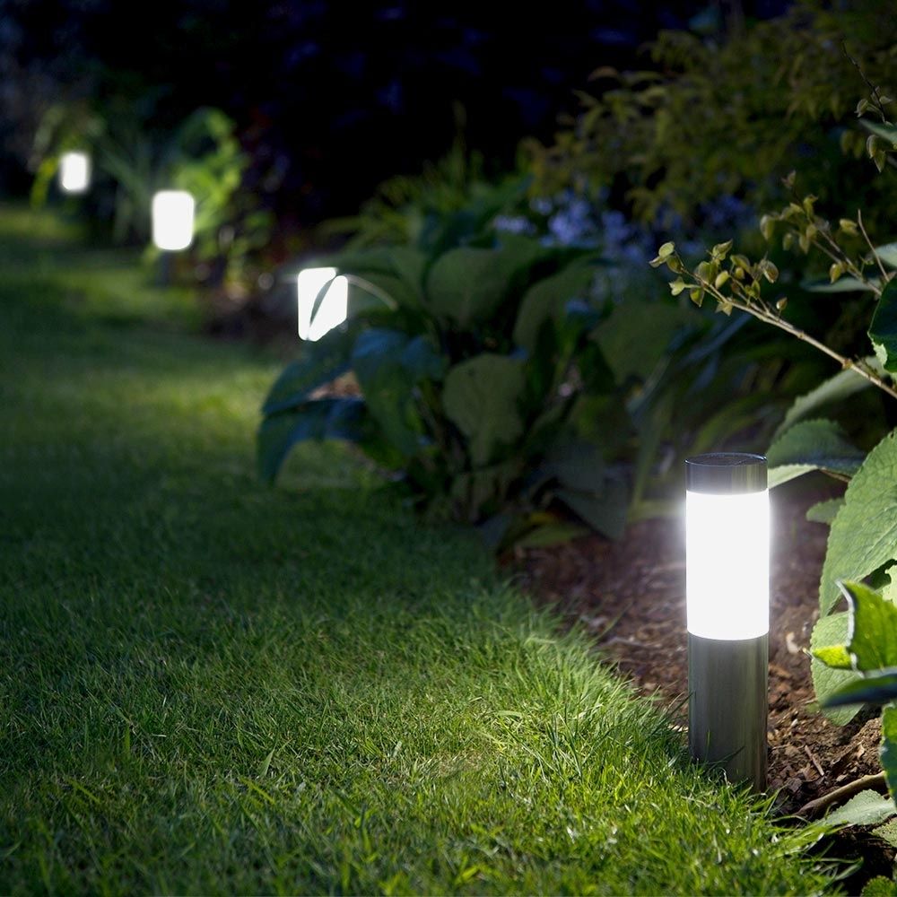 Mini London Solar Post Lights (set Of 4) Intended For Contemporary Led Post Lights For Mini Garden (View 11 of 15)