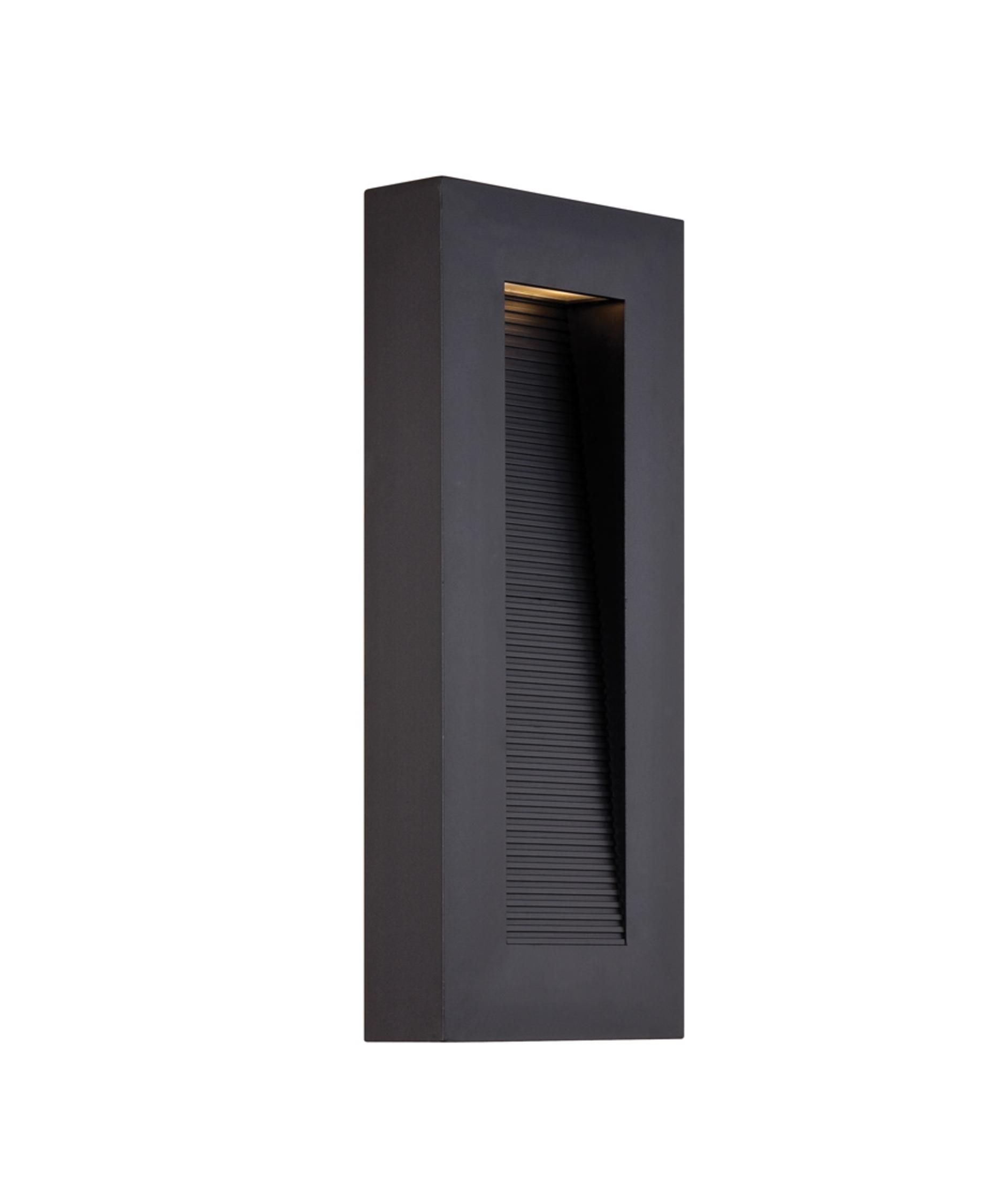 Modern Forms Ws W Urban Inch Wide Light Outdoor Wall Light Modern With Regard To Singapore Outdoor Wall Lighting (Photo 9 of 15)