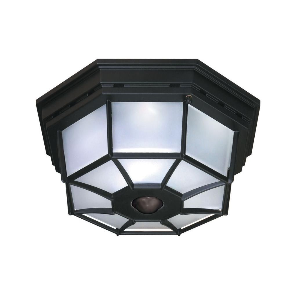 Motion Sensing – Outdoor Ceiling Lighting – Outdoor Lighting – The Throughout Outdoor Ceiling Spotlights (View 15 of 15)
