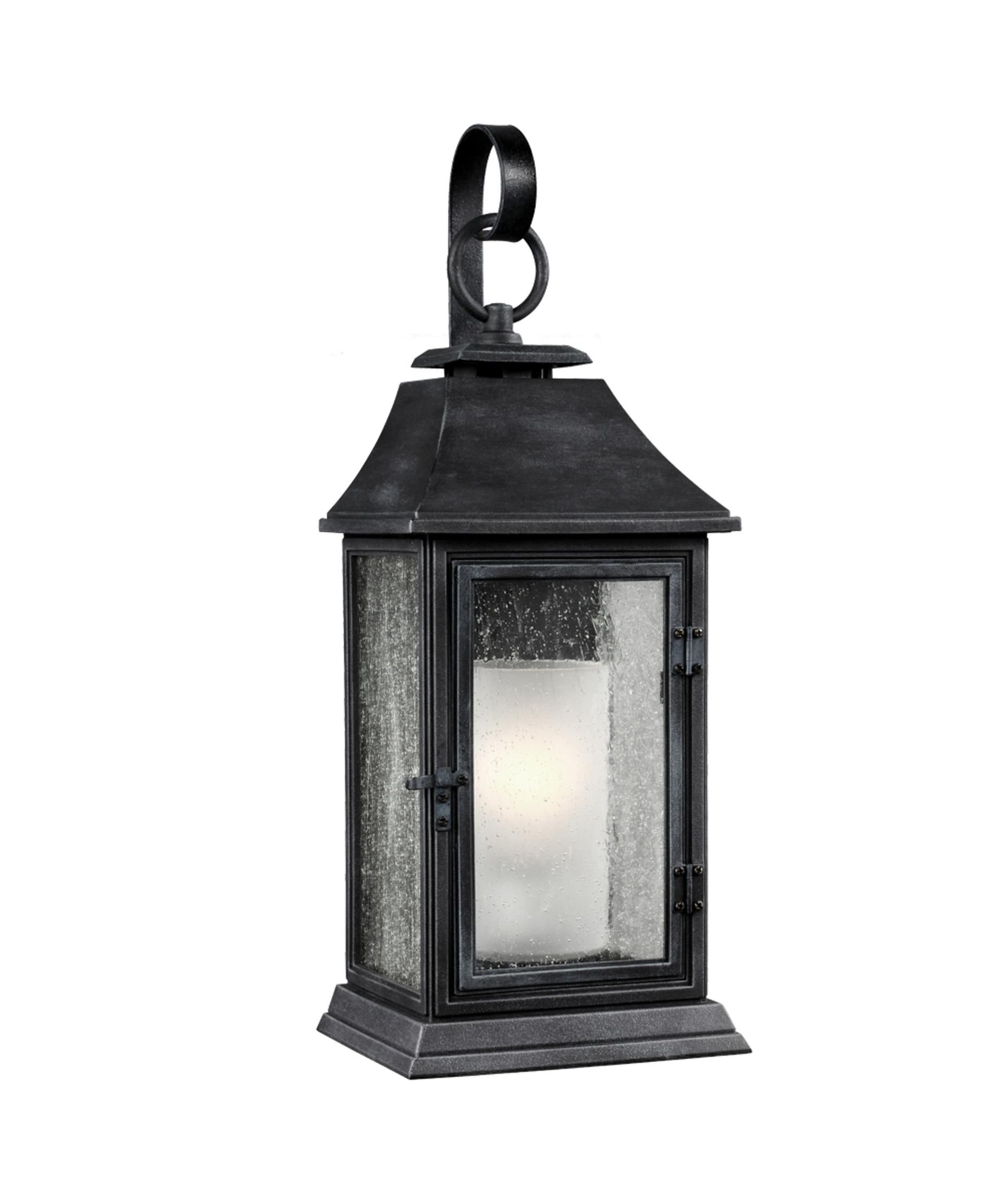 Murray Feiss Ol10602 Shepherd 9 Inch Wide 1 Light Outdoor Wall Light Regarding Outdoor Wall Lighting With Seeded Glass (View 3 of 15)