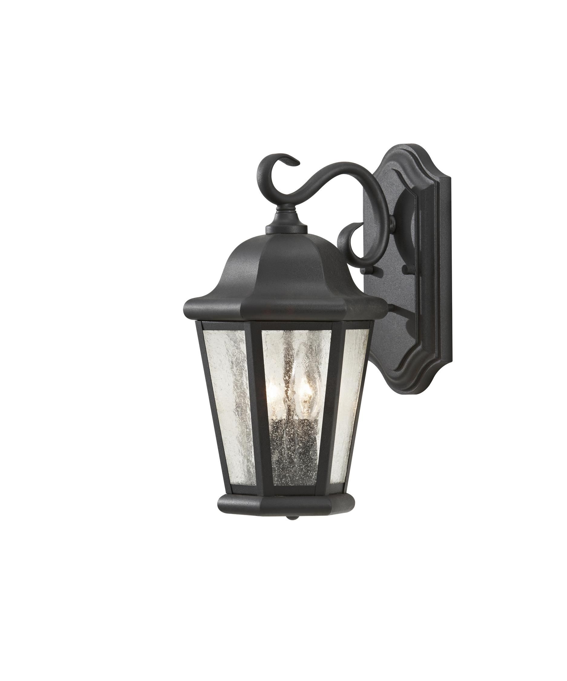 Murray Feiss Ol5901 Martinsville 15 Inch Wide 2 Light Outdoor Wall Intended For Outdoor Wall Lighting With Seeded Glass (View 4 of 15)