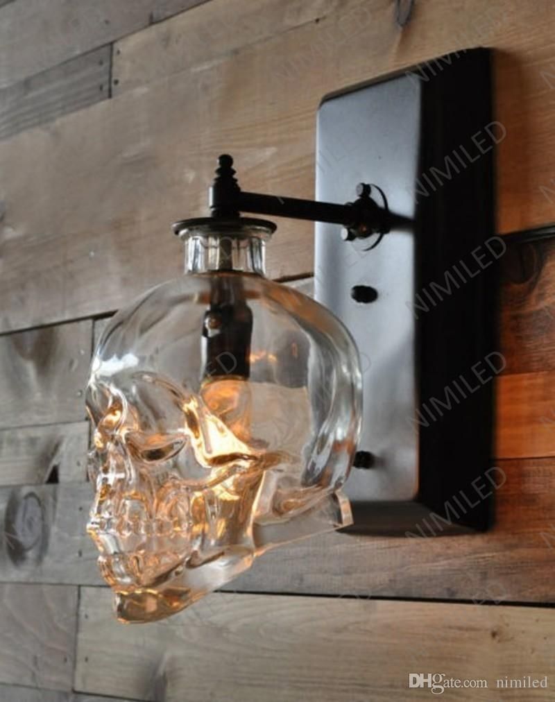 Nimi602 Loft Personality Industrial Iron+glass Retro Bar Outdoor With Retro Outdoor Wall Lighting (Photo 6 of 15)