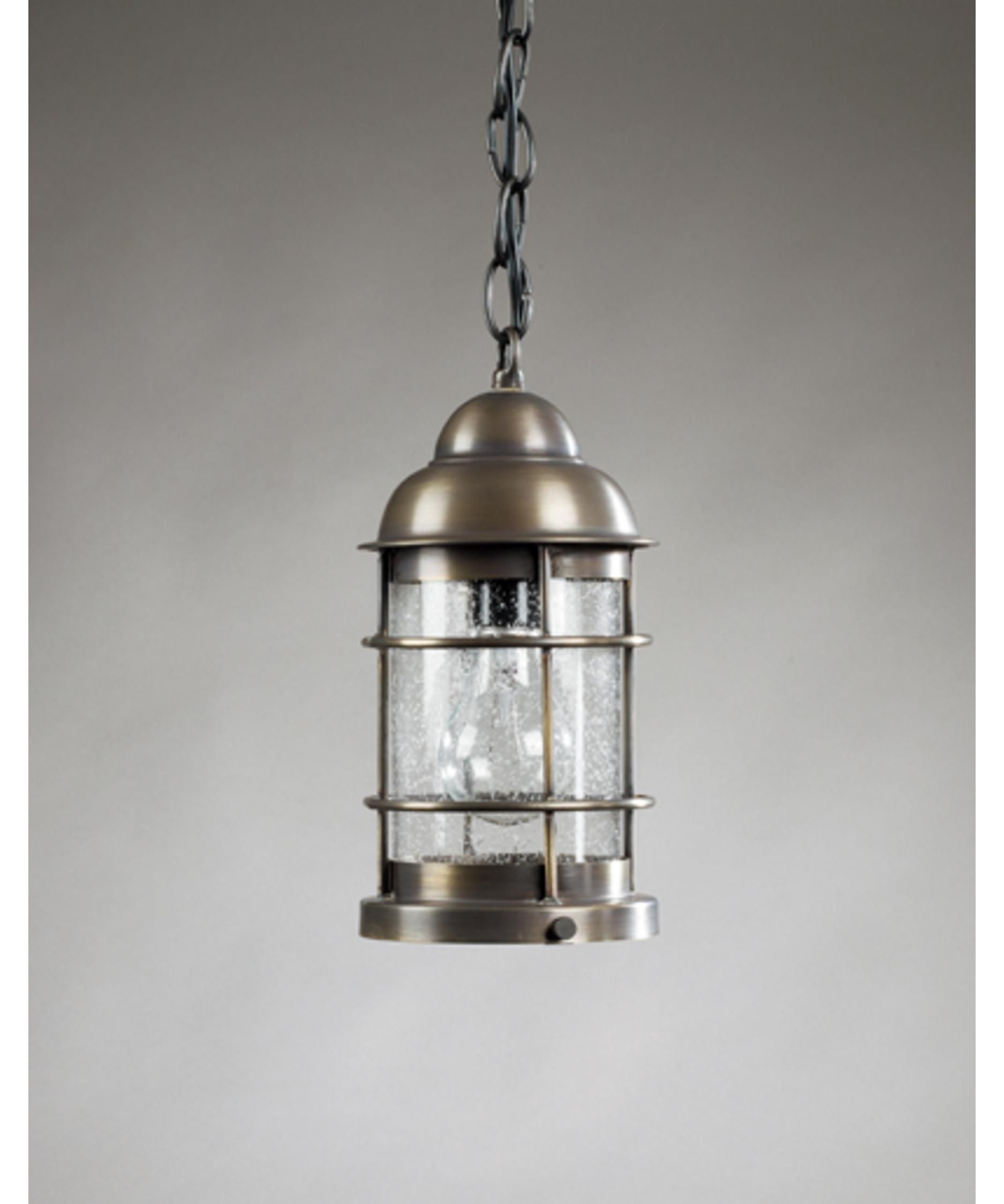 Northeast Lantern 3512 Med Nautical 6 Inch Wide 1 Light Outdoor With Traditional Outdoor Hanging Lights (Photo 12 of 15)
