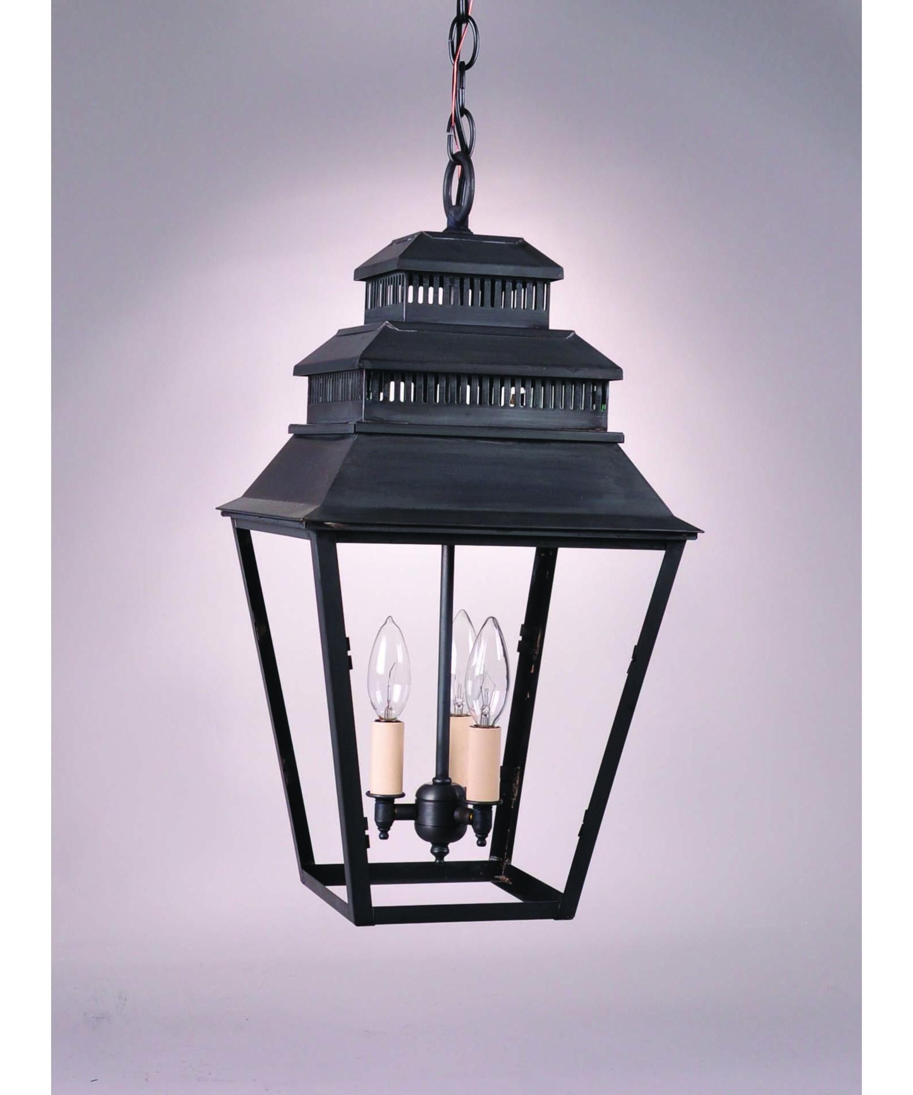 Northeast Lantern 8642 Med Elryan 11 Inch Wide 1 Light Outdoor For Outdoor Hanging Glass Lanterns (Photo 3 of 15)
