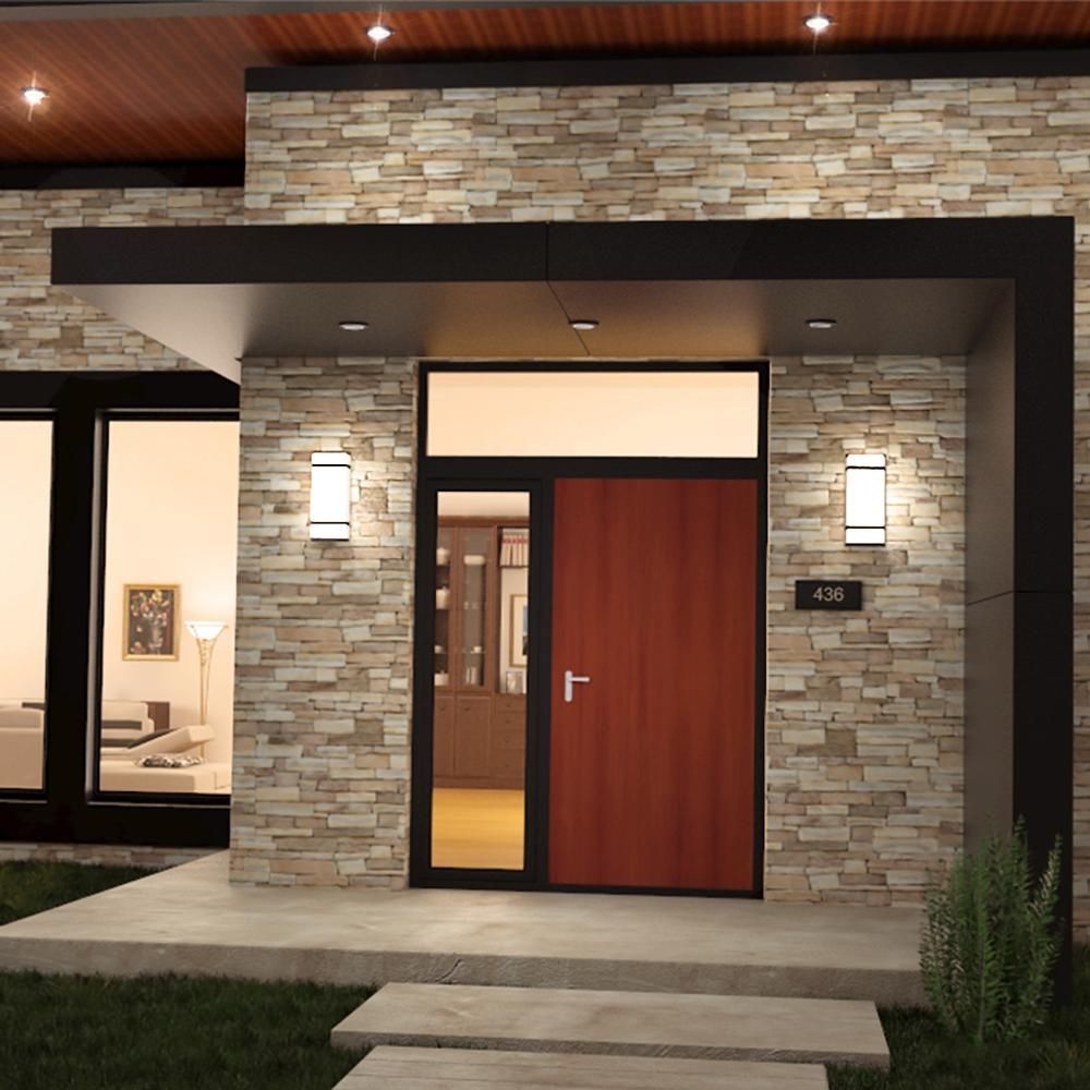 Outdoor And Patio: Modern Commercial Outdoor Wall Lighting With With Regard To Commercial Outdoor Wall Lighting (View 8 of 15)