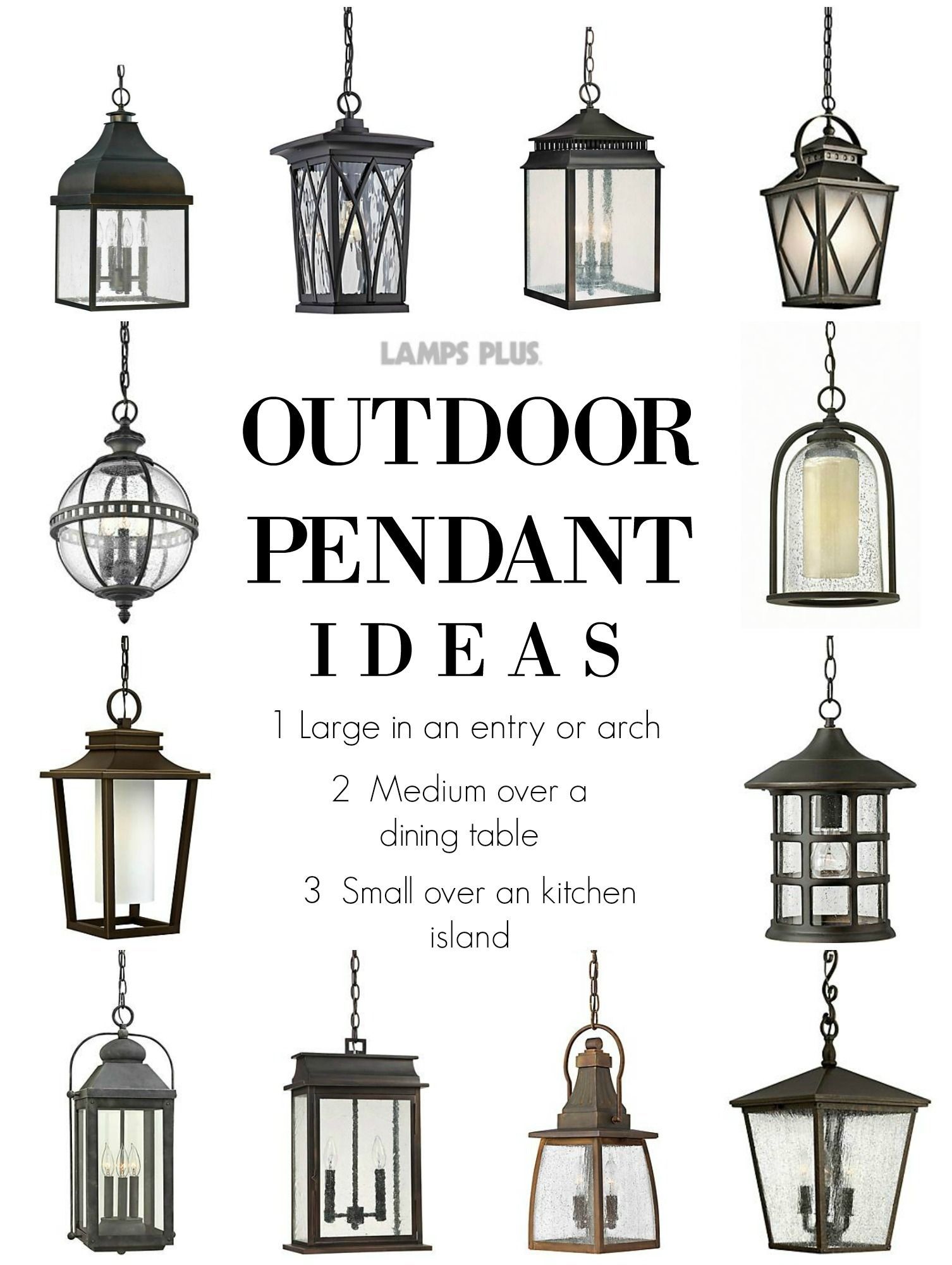 Outdoor Lighting – Outdoor Pendant Ideas From @lampsplus Throughout Large Outdoor Ceiling Lights (View 8 of 15)