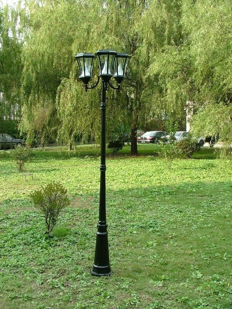 Outdoor Pole Lights Posts Residential – Outdoorlightingss With Regard To Modern Outdoor Solar Lights At Target (View 9 of 15)