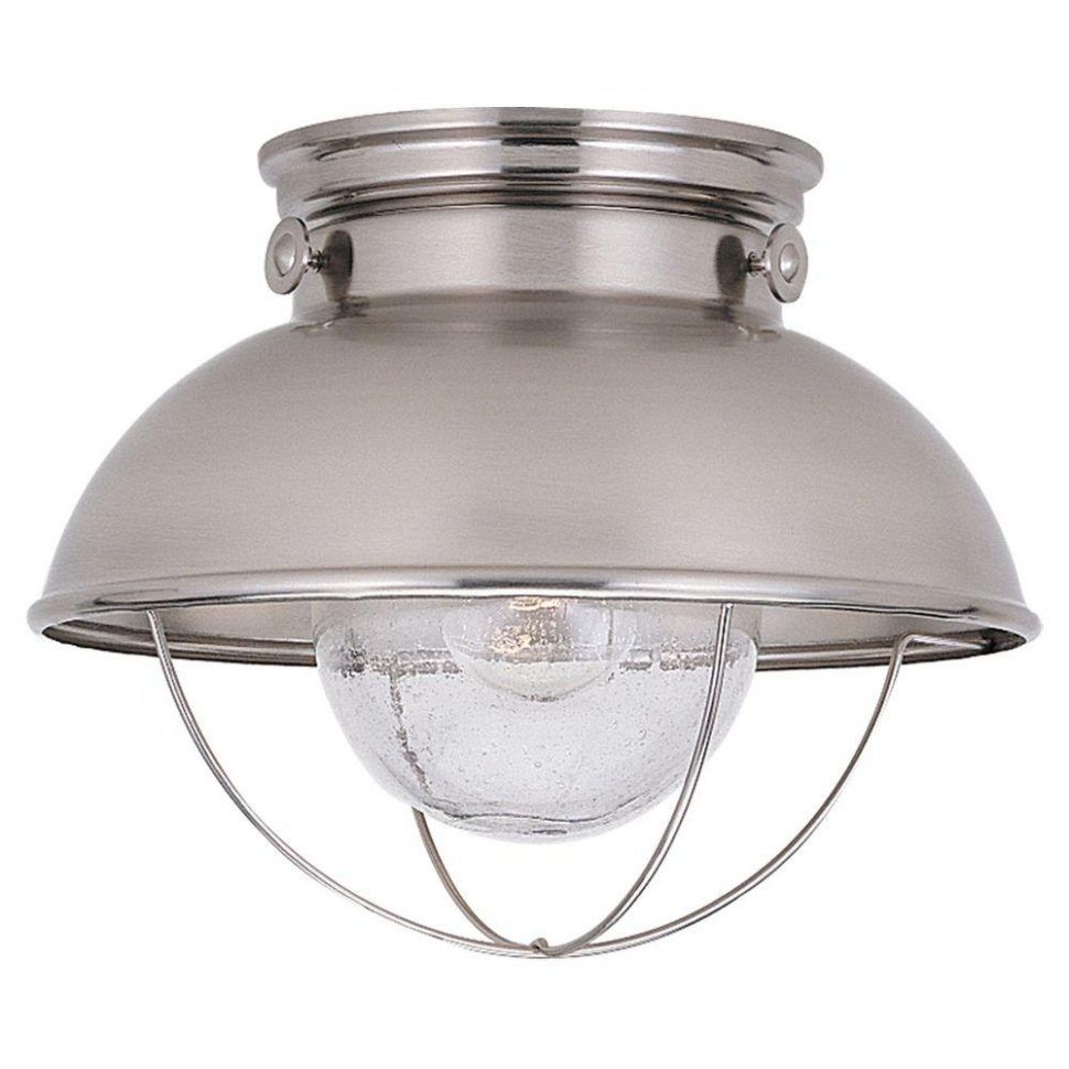Outdoor : Tiffany Ceiling Light Outside Flush Mount Lighting Outdoor In Outdoor Ceiling Mount Porch Lights (Photo 15 of 15)