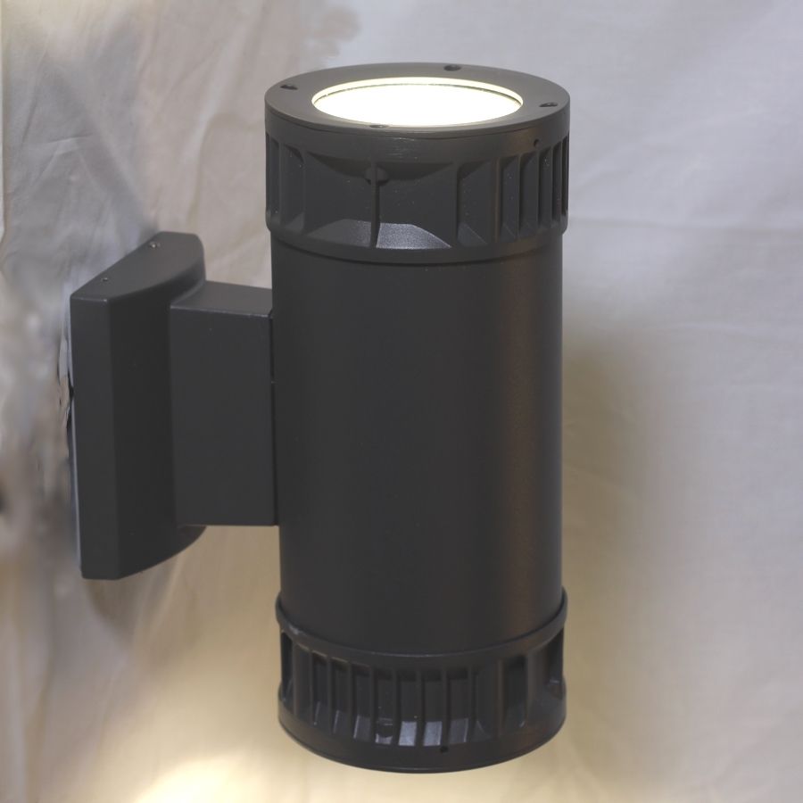 Outdoor Wall Sconce: 40w Up Down Led Fixture 120 277v In Outdoor Wall Sconce Up Down Lighting (Photo 6 of 15)