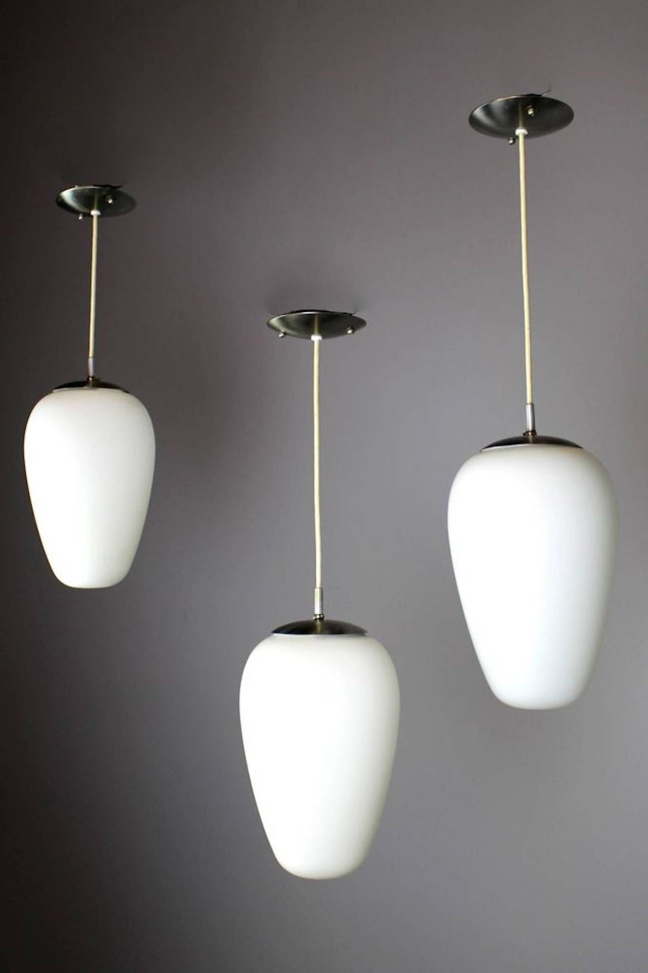 Pendant Lighting Ideas. Mid Century Modern Pendant Lights: Brown Throughout Outdoor Plastic Hanging Lights (Photo 2 of 15)
