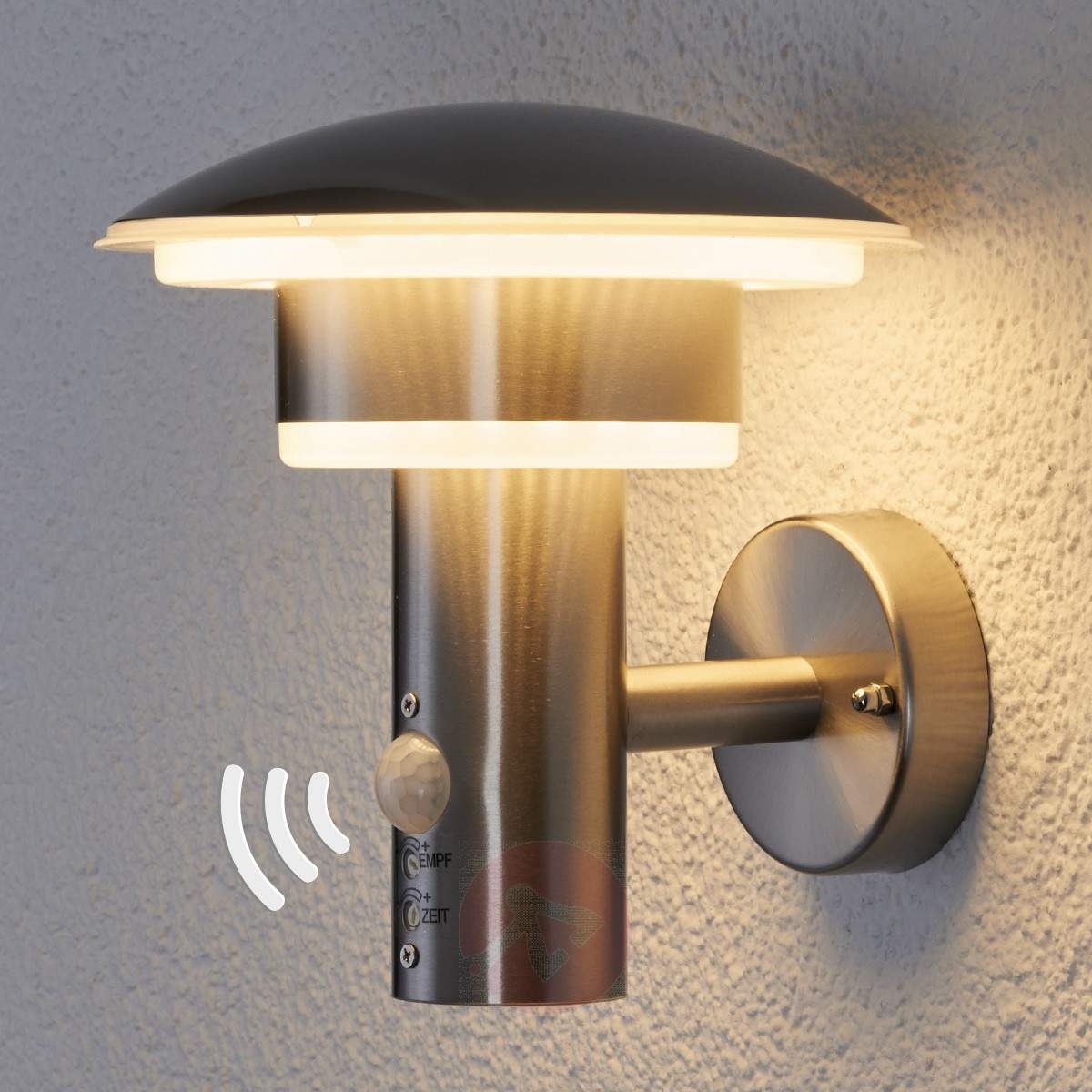 Pir Outdoor Wall Light Lillie With Leds | Lights.ie Throughout Outdoor Wall Lights With Pir (Photo 1 of 15)