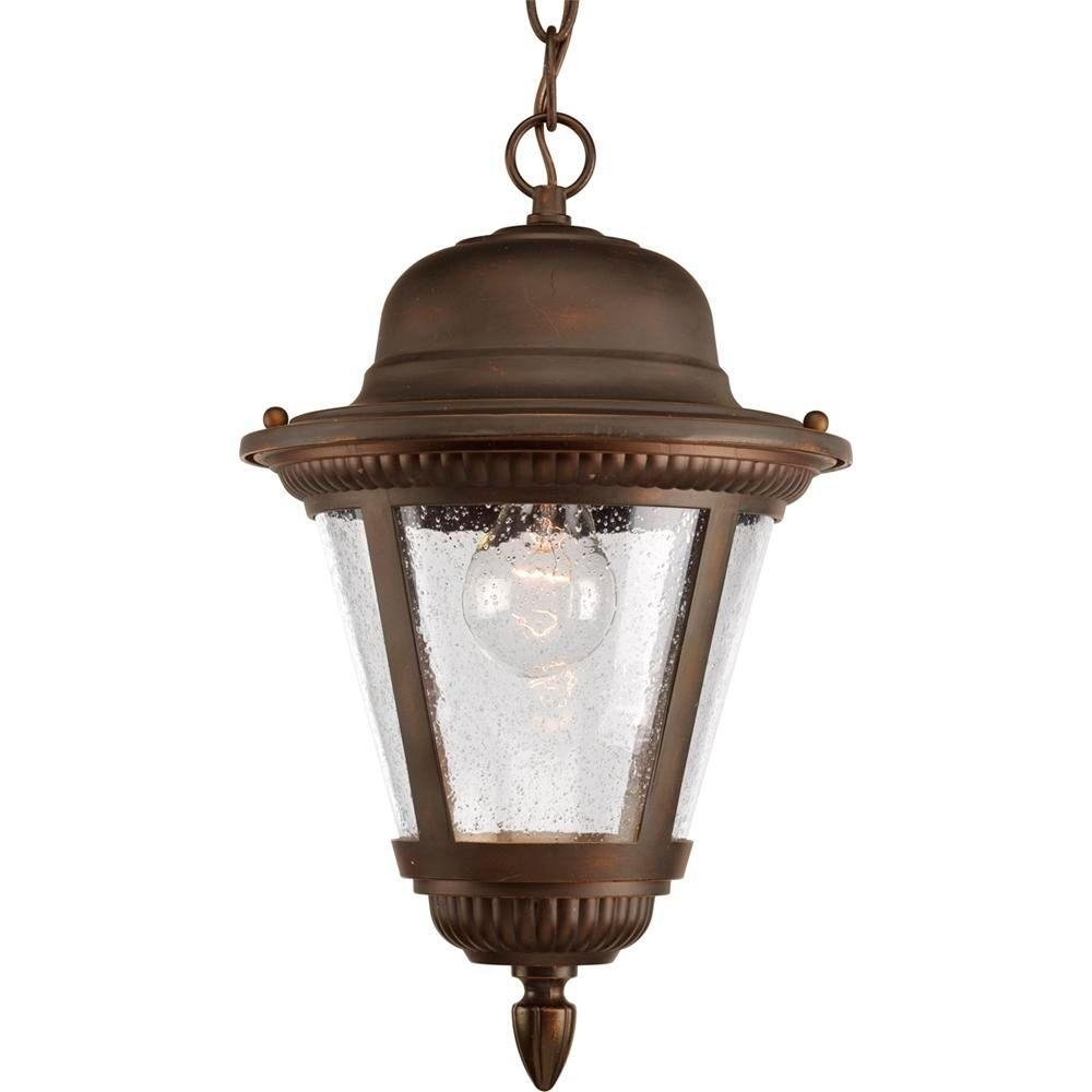 Progress Lighting Westport Collection 1 Light Antique Bronze Outdoor Within Nautical Outdoor Hanging Lights (Photo 11 of 15)