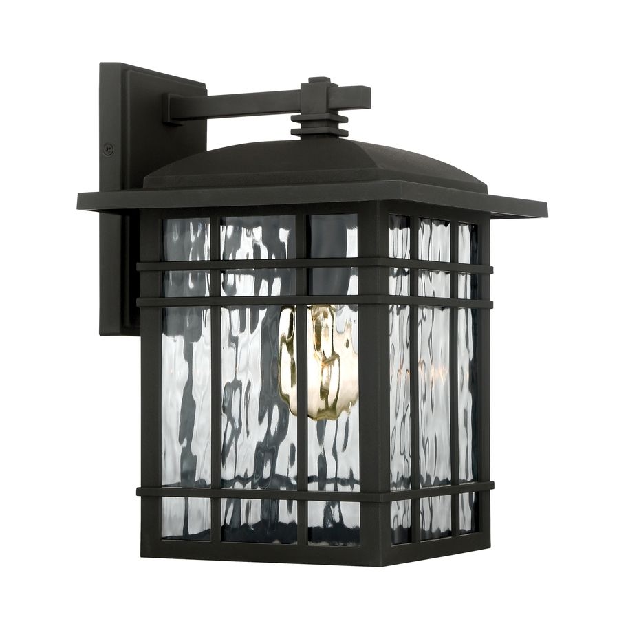Quoizel Canyon 12.75 In H Matte Black Outdoor Wall Light | My House Inside Quoizel Outdoor Wall Lighting (Photo 5 of 15)