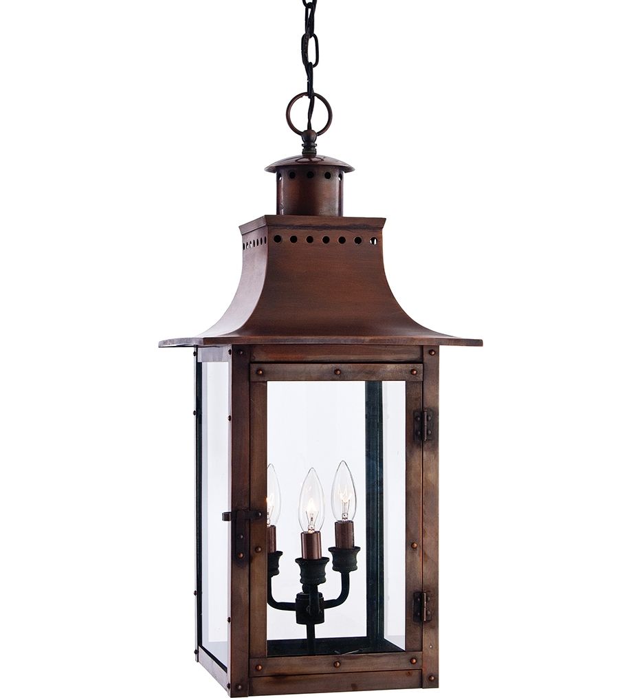 Quoizel – Cm1912ac – Chalmers Aged Copper Outdoor Hanging Lantern Regarding Quoizel Outdoor Hanging Lights (View 11 of 15)