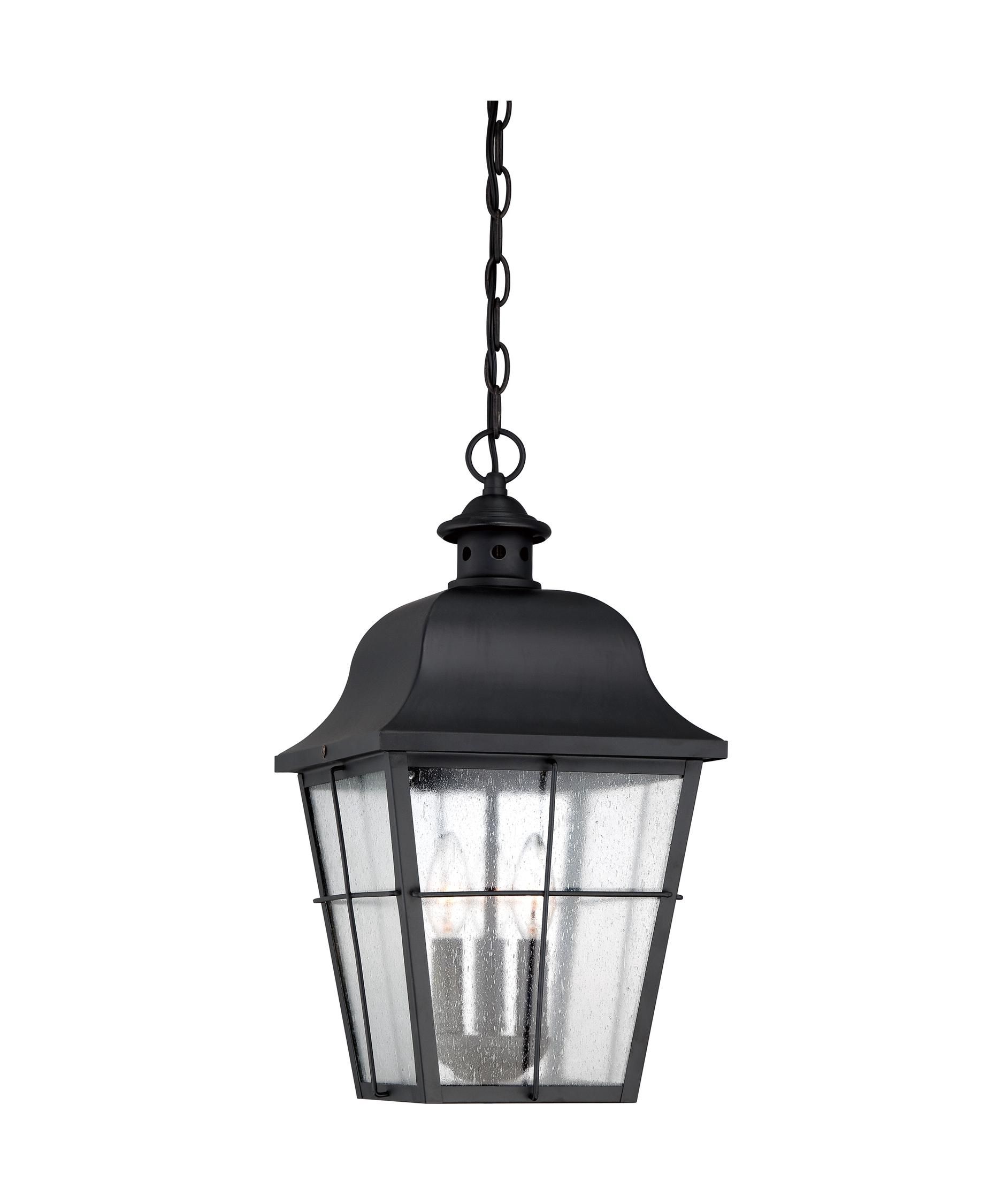 Quoizel Mhe1910 Millhouse 10 Inch Wide 3 Light Outdoor Hanging Within Quoizel Outdoor Hanging Lights (View 9 of 15)