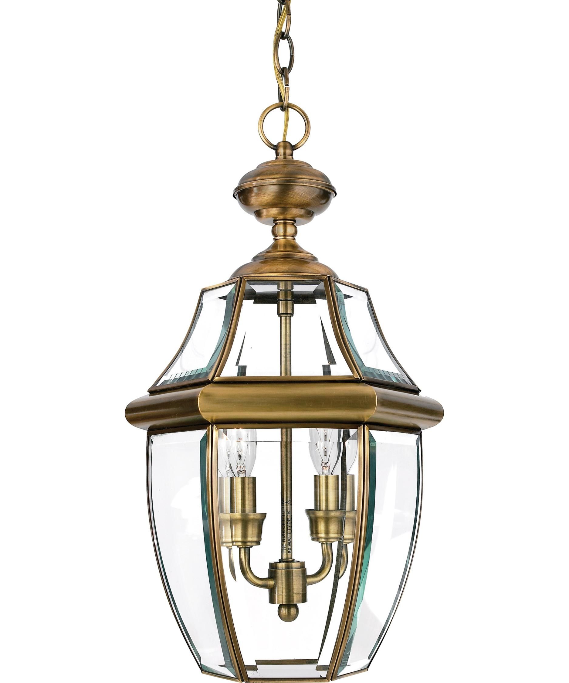 Quoizel Ny1178 Newbury 10 Inch Wide 2 Light Outdoor Hanging Lantern Regarding Quoizel Outdoor Hanging Lights (View 5 of 15)