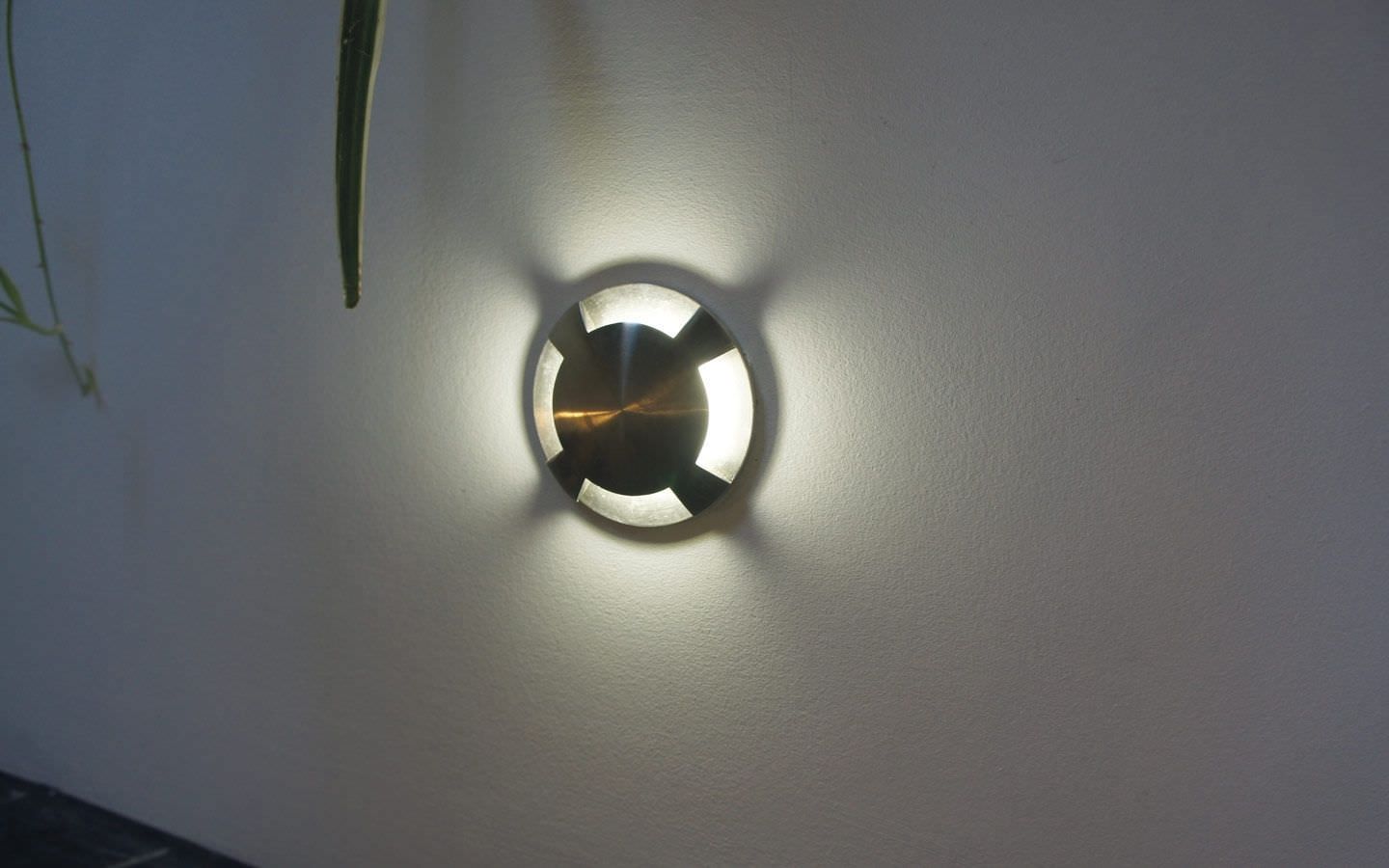 Recessed Wall Light Fixture Led Round Outdoor Marine Grade In Marine Grade Outdoor Wall Lights 