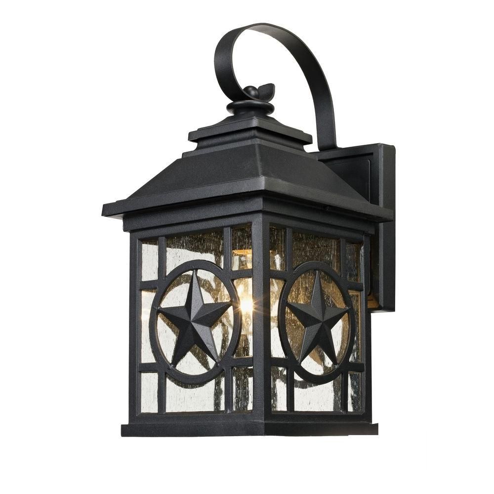 Rustic – Outdoor Wall Mounted Lighting – Outdoor Lighting – The Home Inside Modern Rustic Outdoor Lighting At Home Depot (Photo 1 of 15)