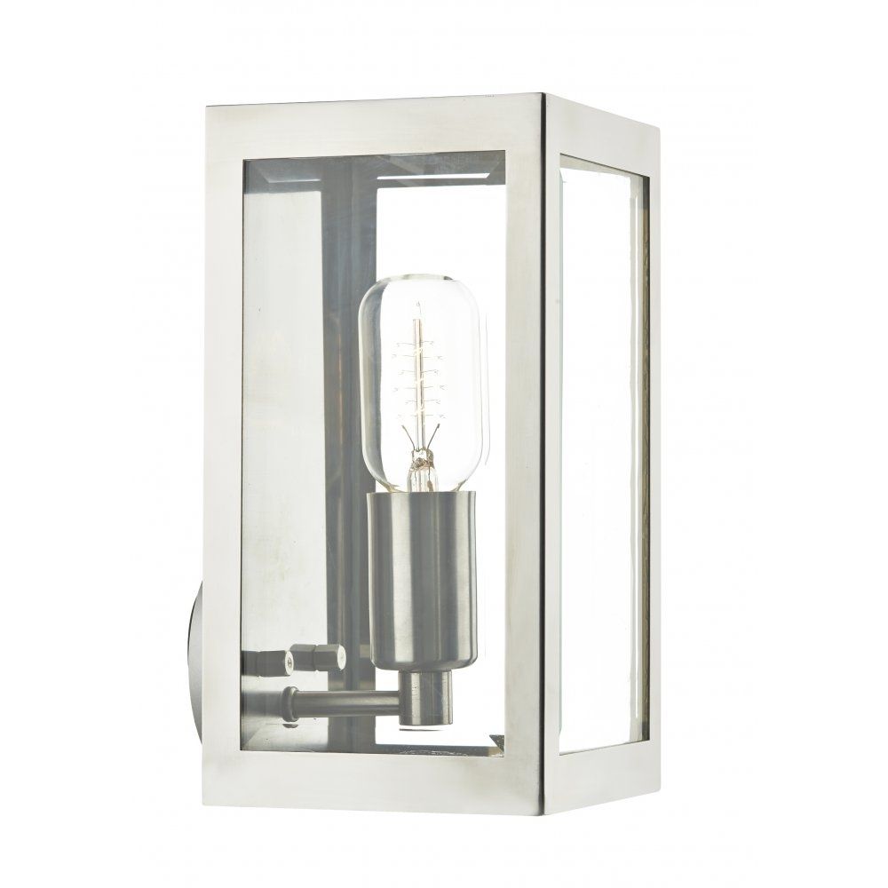 Rustic Steel Box Outdoor Wall Light – Ip44 Rated For Safe Outdoor Throughout Chrome Outdoor Wall Lighting (View 2 of 15)