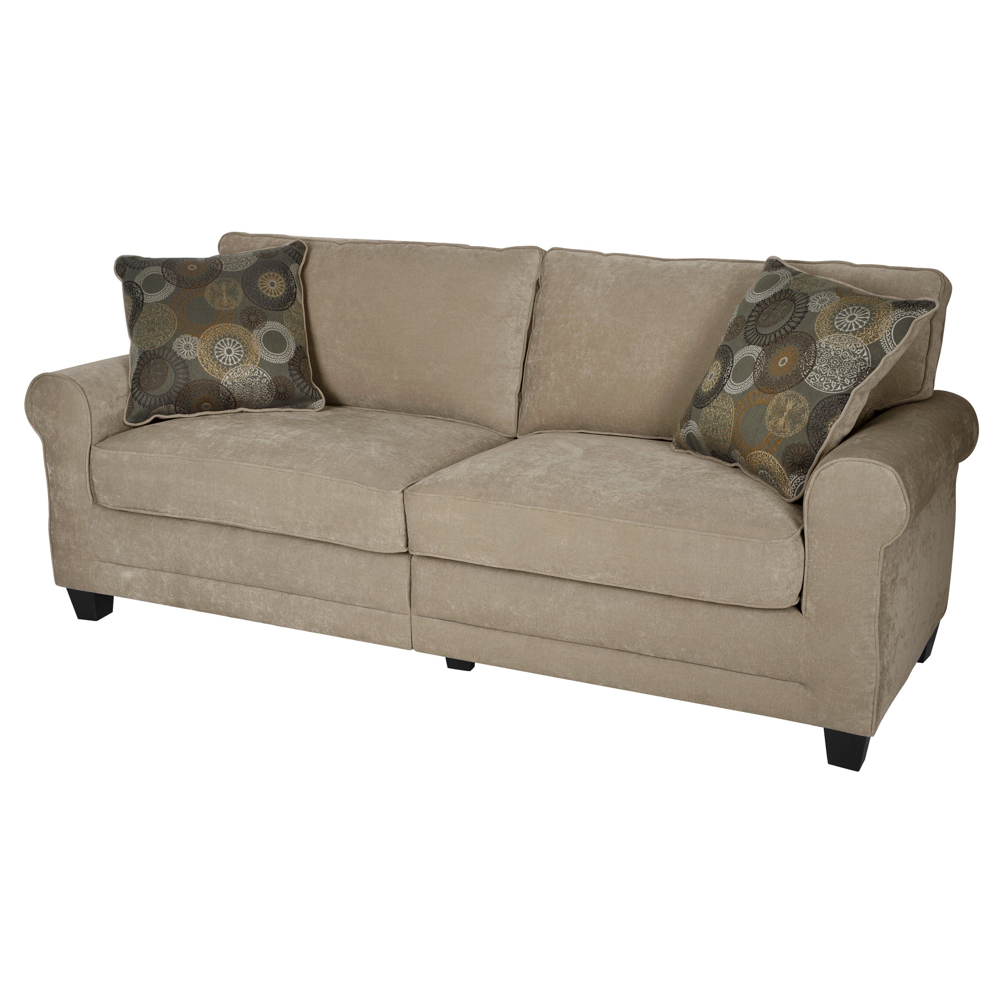 Serta Copenhagen Collection 78 In. Sofa | Hayneedle Intended For Modern Outdoor String Lights At Wayfair (Photo 5 of 15)