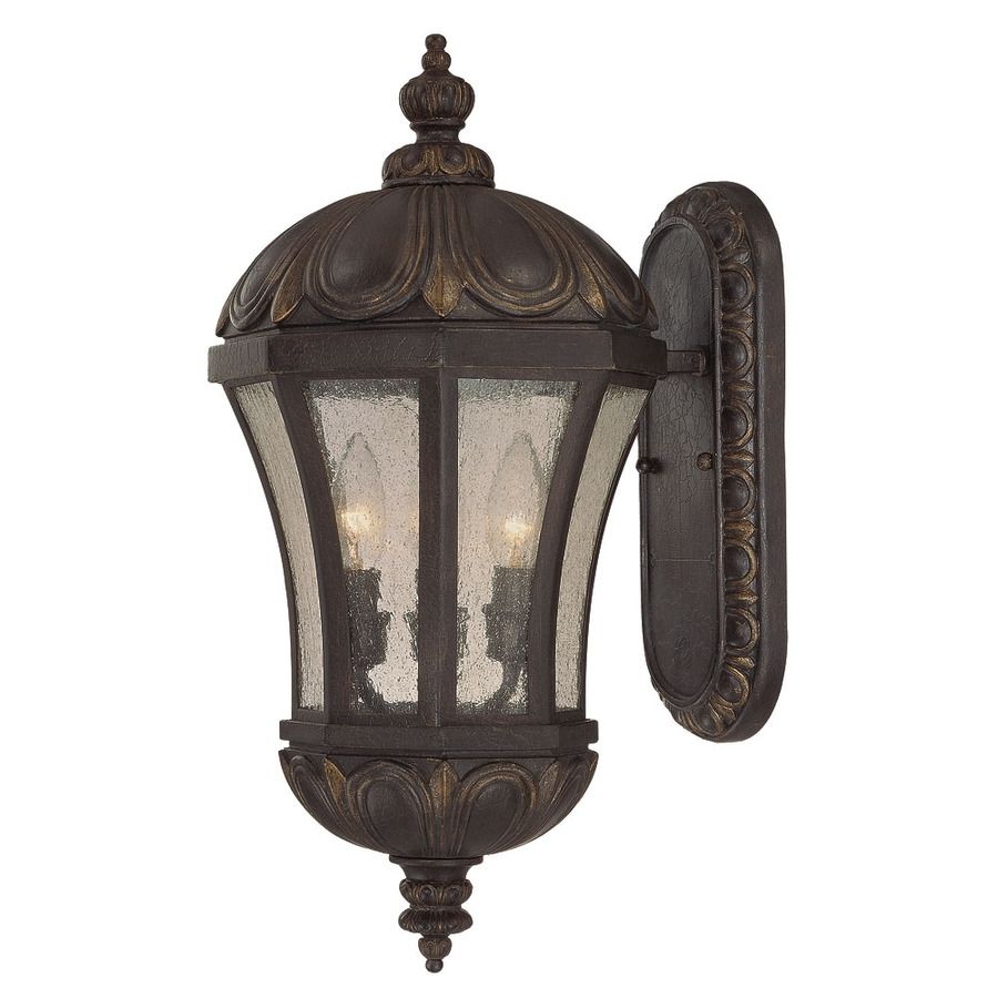 Shop 19.75 In H Old Tuscan Outdoor Wall Light At Lowes Throughout Tuscan Outdoor Wall Lighting (Photo 11 of 15)
