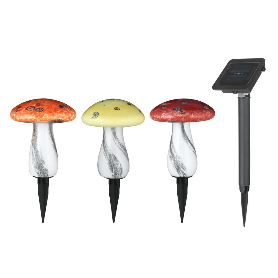 Shop 3 Pack 2x Brighter (2.4 Lumen) Red, Yellow, Orange Solar Led Within Lowes Outdoor Landscape Lighting (Photo 13 of 15)