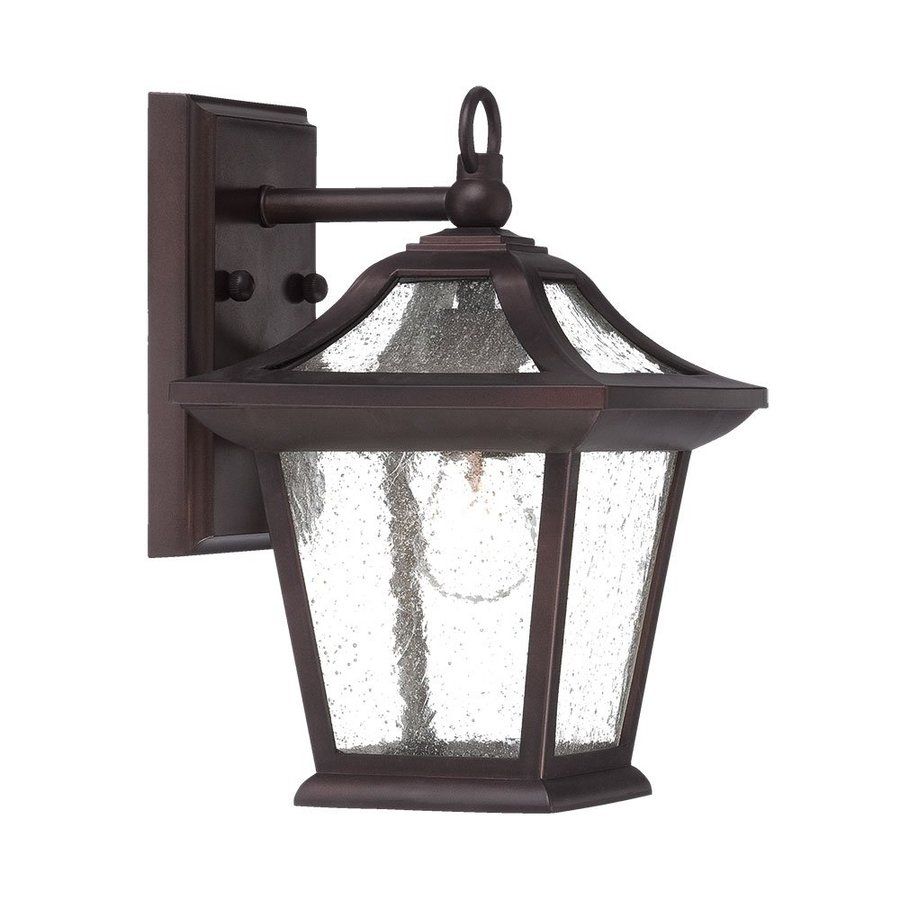 Shop Acclaim Lighting Aiken 11 In H Architectural Bronze Medium Base With Regard To Acclaim Lighting Outdoor Wall Lights (Photo 11 of 15)