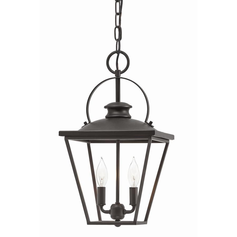 Shop Kichler Arena Cove 10 In Olde Bronze Country Cottage Single With Kichler Outdoor Hanging Lights (Photo 10 of 15)