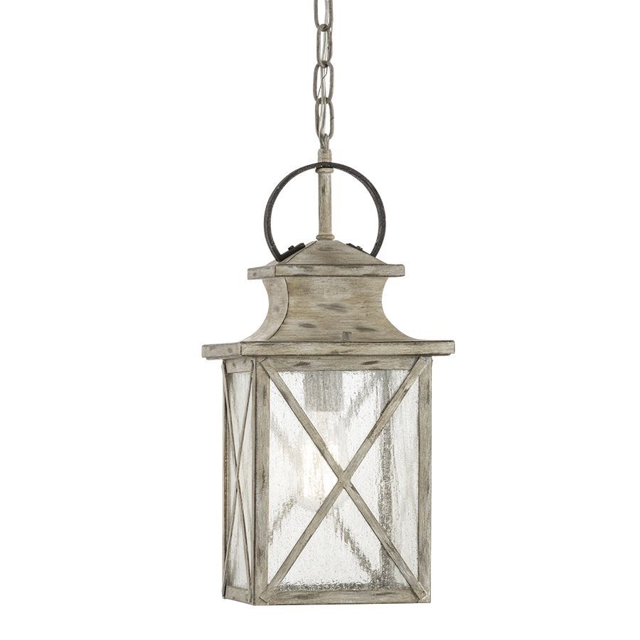 Shop Kichler Lighting Haven 17.17 In Distressed Antique White And Inside Kichler Outdoor Ceiling Lights (Photo 6 of 15)