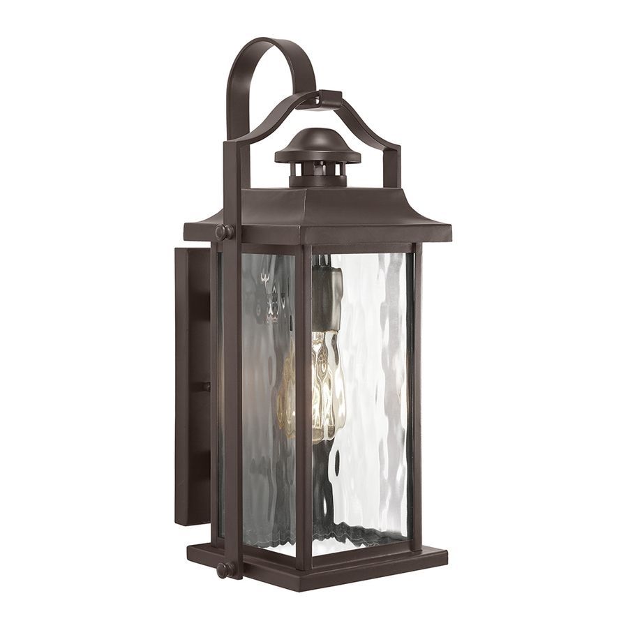 Shop Kichler Lighting Linford 15 In H Olde Bronze Outdoor Wall Light Throughout Outdoor Wall Porch Lights (Photo 7 of 15)