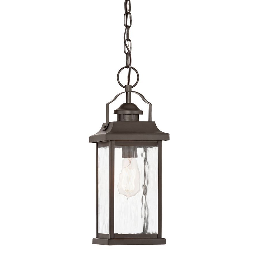 Shop Kichler Lighting Linford 16.77 In Olde Bronze Outdoor Pendant Pertaining To Kichler Outdoor Ceiling Lights (Photo 1 of 15)