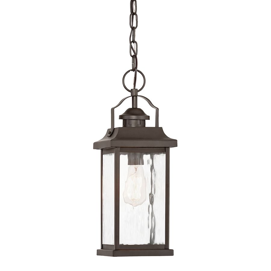 Shop Kichler Linford 6.5 In Olde Bronze Vintage Single Clear Glass With Vintage Outdoor Ceiling Lights (Photo 12 of 15)