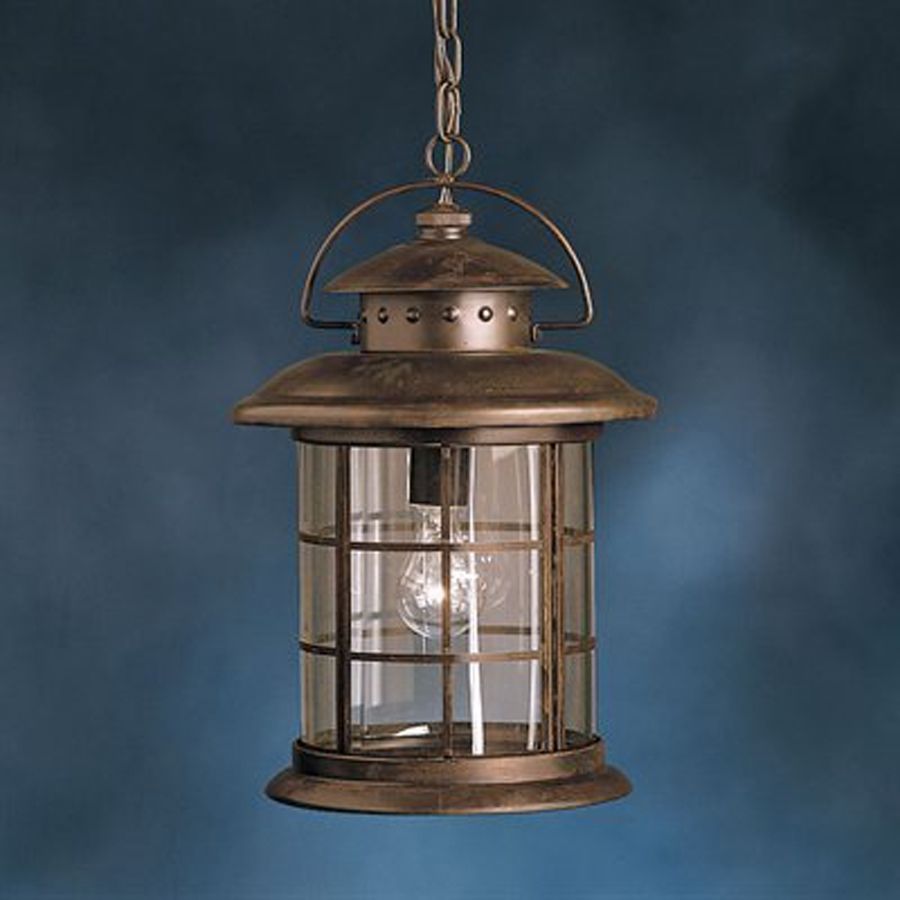 Shop Kichler Rustic 17.75 In Rustic Outdoor Pendant Light At Lowes With Regard To Rustic Outdoor Ceiling Lights (Photo 4 of 15)