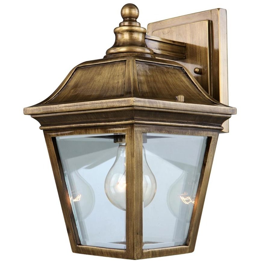 Featured Photo of The 15 Best Collection of Antique Brass Outdoor Lighting