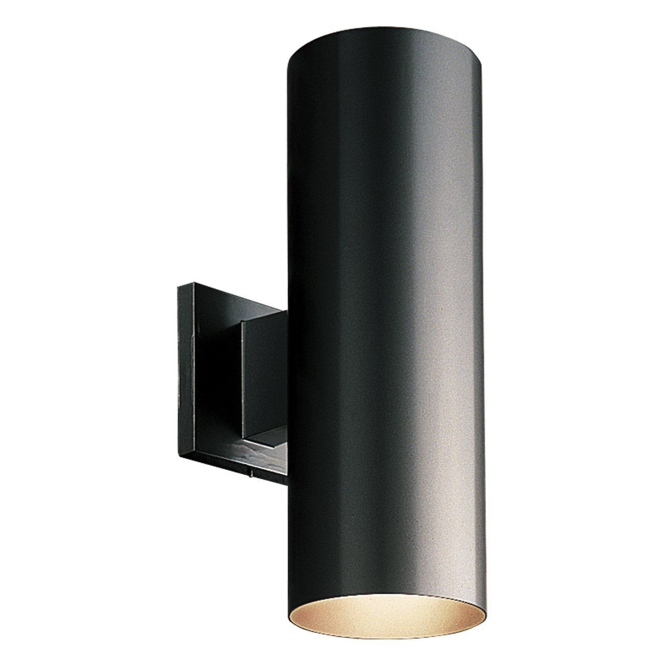 Shop Progress Lighting P5675 2 Light Downlight Outdoor Sconce At Atg For Black Contemporary Outdoor Wall Lighting (Photo 13 of 15)