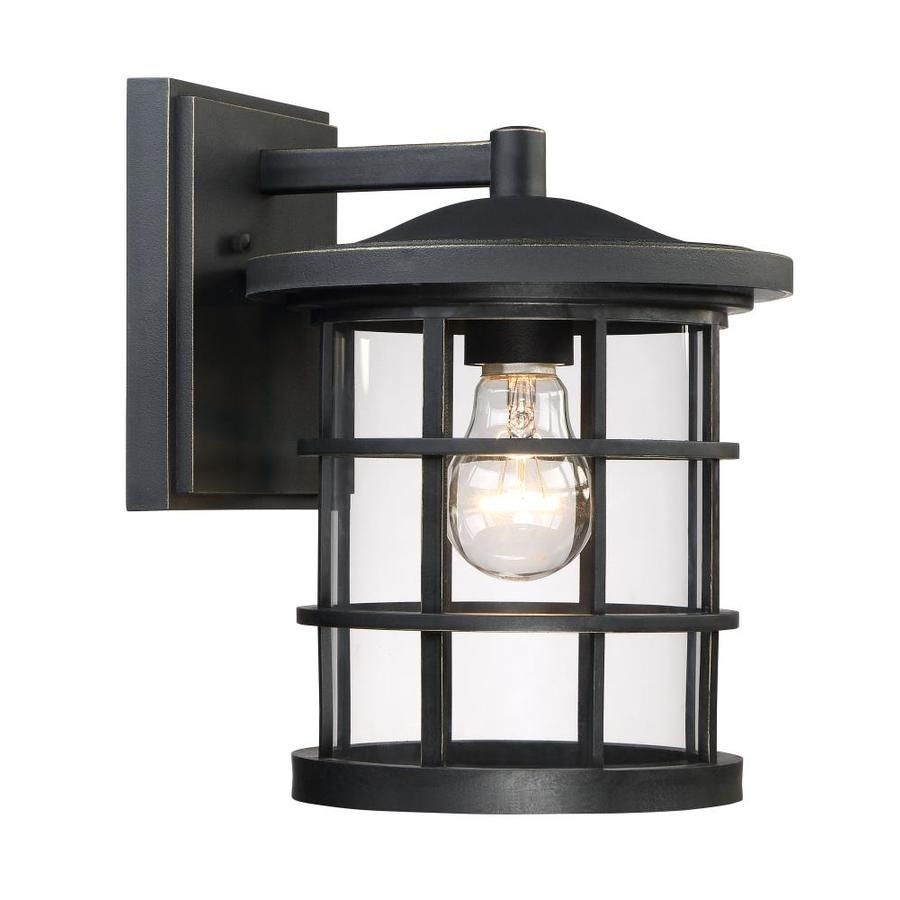 Shop Quoizel Asheville 10.5 In H Dark Oil Rubbed Bronze Outdoor Wall With Quoizel Outdoor Wall Lighting (Photo 4 of 15)