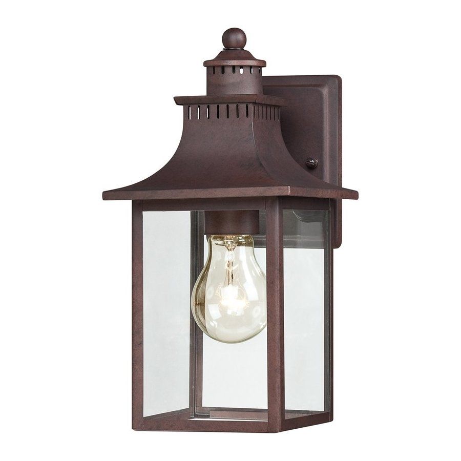 Shop Quoizel Chancellor 11.5 In H Copper Bronze Medium Base (e26 With Regard To Quoizel Outdoor Wall Lighting (Photo 14 of 15)