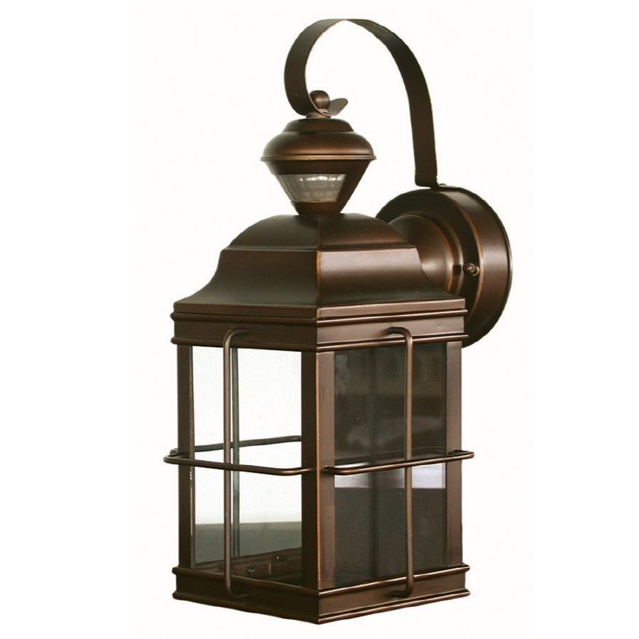 Shop Secure Home New England Carriage 14.75 In H Antique Bronze For New England Style Outdoor Lighting (Photo 1 of 15)