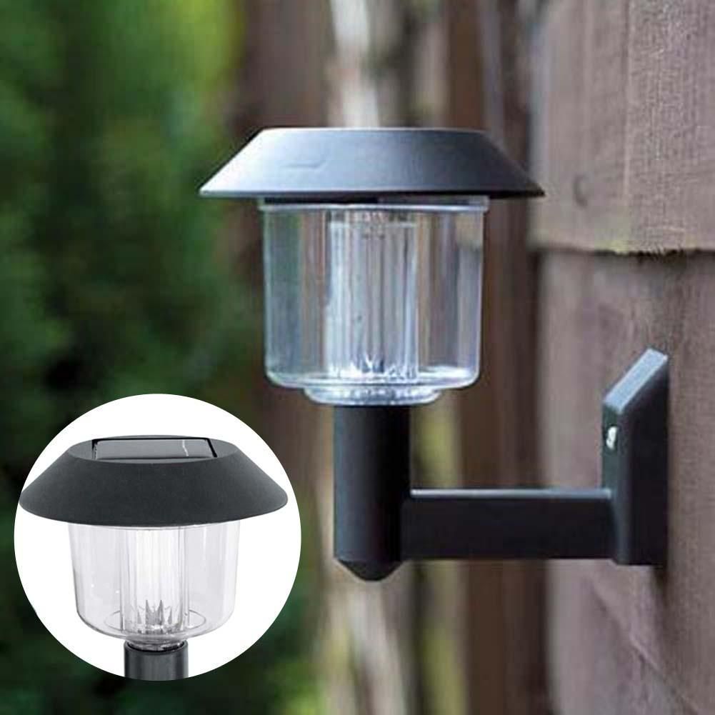 Solar Powered Wall Light Auto Sensor Fence Led Garden Yard Fence With Contemporary Outdoor Post Lighting (Photo 13 of 15)
