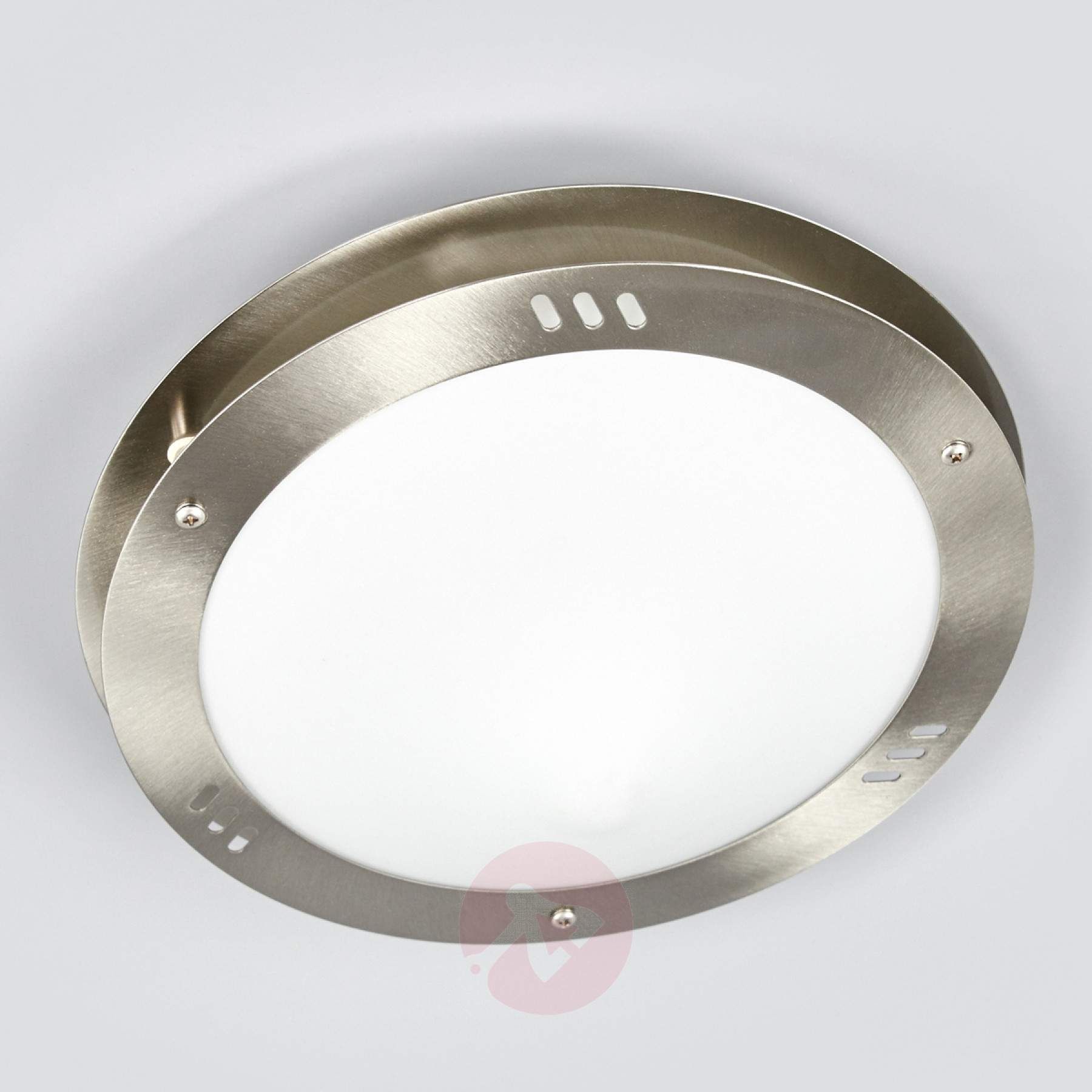 Stainless Steel Outdoor Ceiling Light Reneas | Lights.ie Regarding Stainless Steel Outdoor Ceiling Lights (Photo 2 of 15)