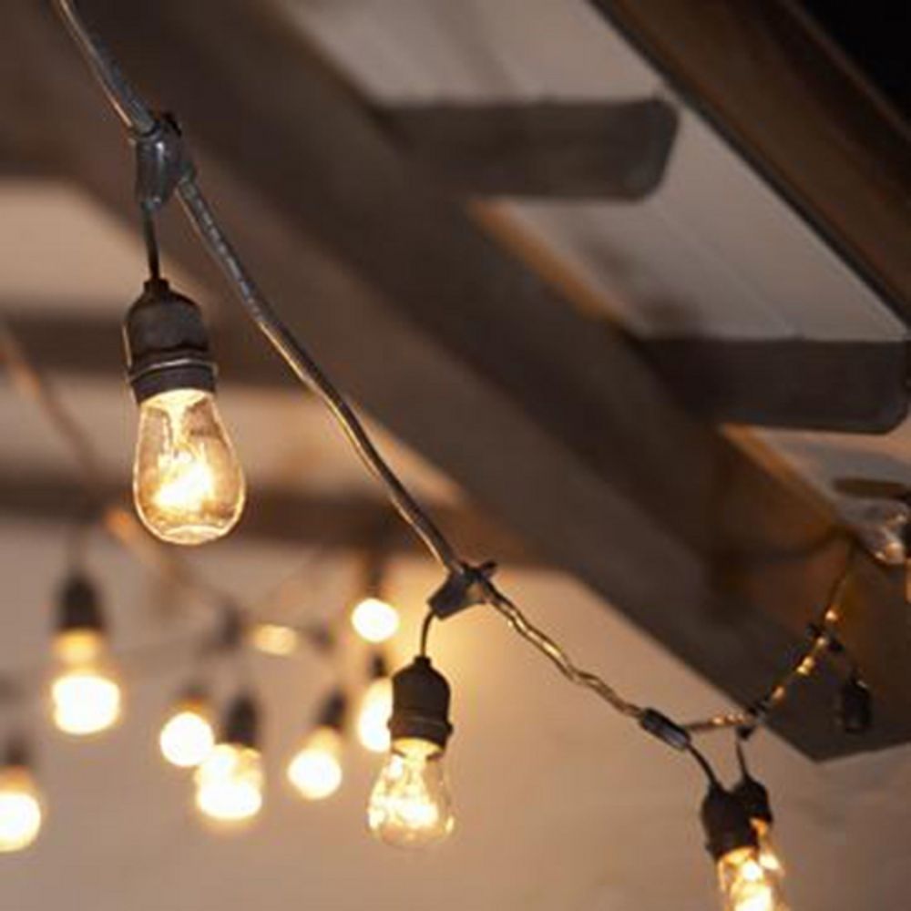 15 Ideas of Hanging Outdoor  Cafe  Lights 