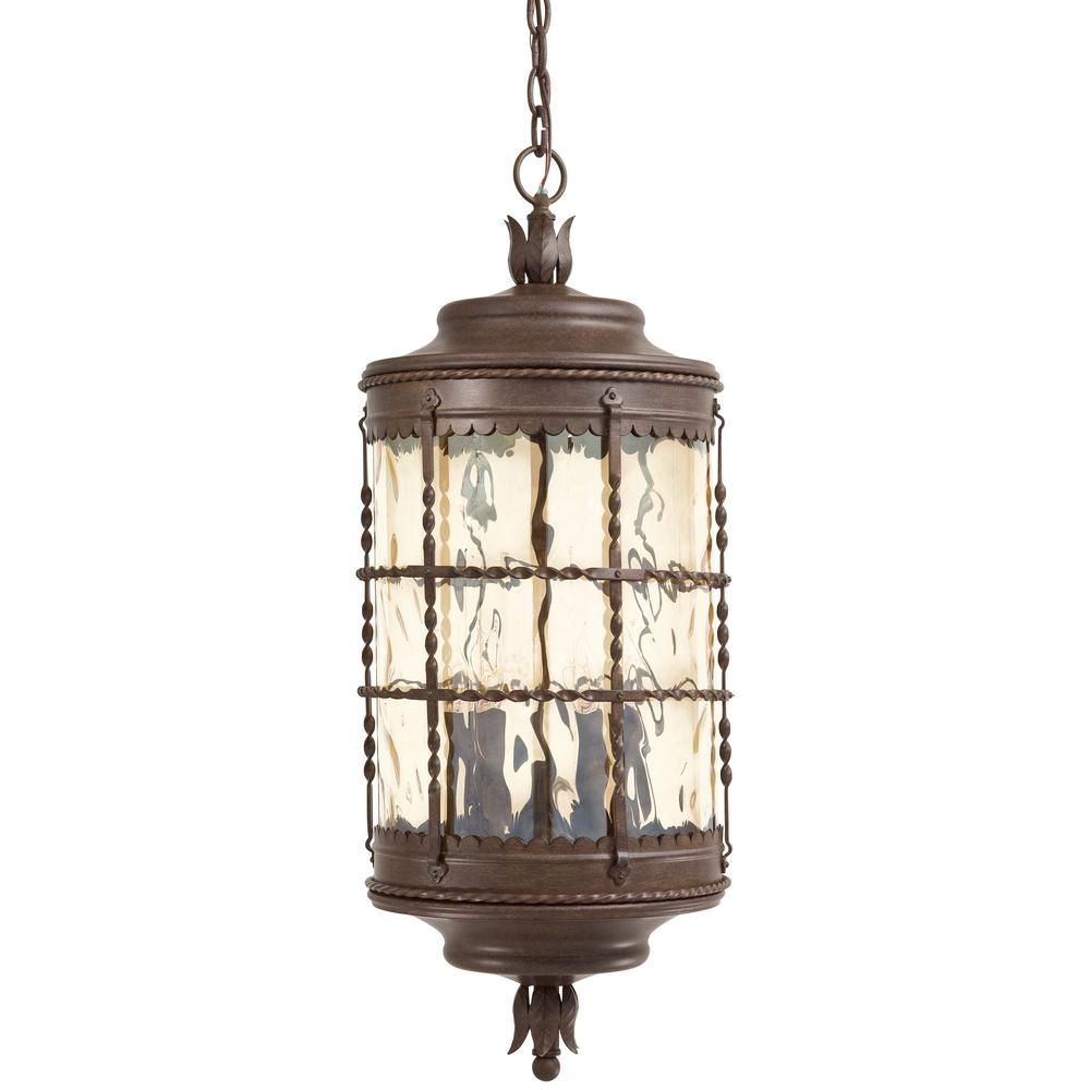 The Great Outdoorsminka Lavery Mallorca 5 Light Vintage Rust With Vintage Outdoor Hanging Lights (Photo 12 of 15)
