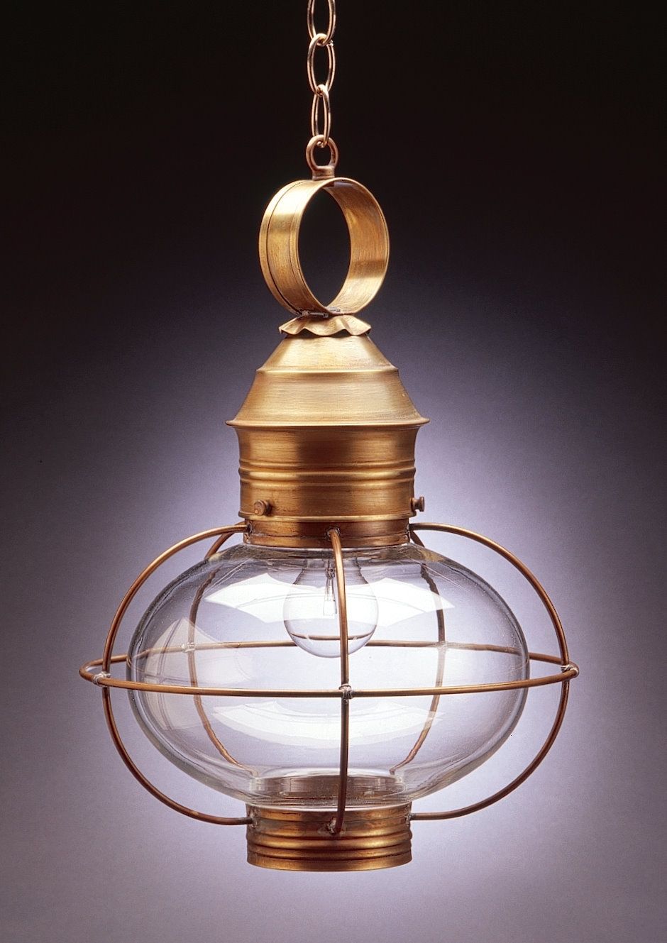 The Round & Onion Hanging Lantern — Electric Lantern | The Northeast With Hanging Outdoor Onion Lights (View 12 of 15)
